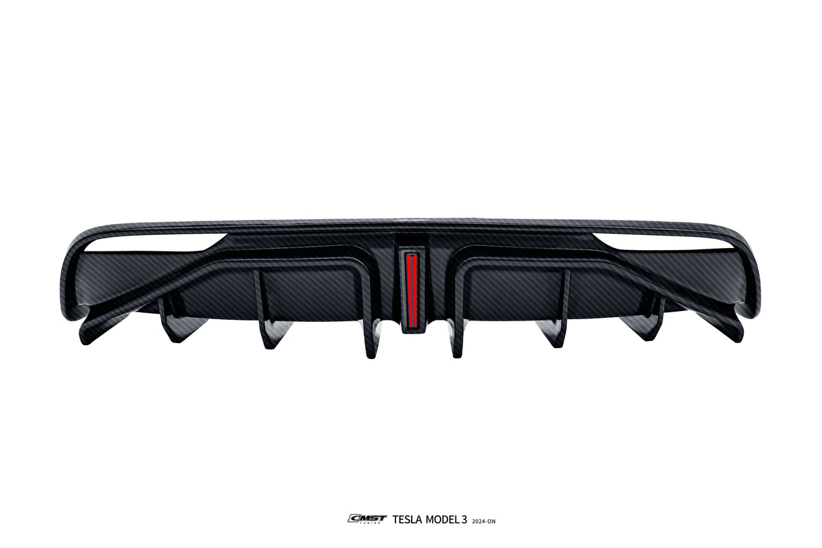 CMST - Model 3 Highland - Carbon Fiber Rear Diffuser & Canards V2