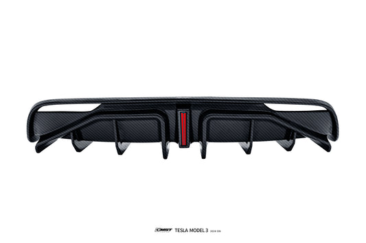 CMST - Model 3 Highland - Carbon Fiber Rear Diffuser & Canards V2