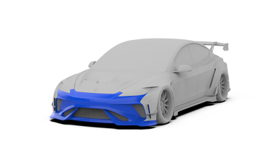 Robot - Model 3 Highland - Hacker Widebody - Front Bumper & Front Lip