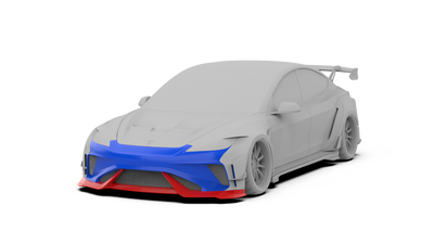 Robot - Model 3 Highland - Hacker Widebody - Front Bumper & Front Lip
