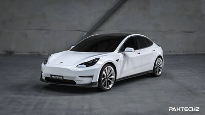Paktechz - Model 3 - Carbon Fiber Side Skirts
