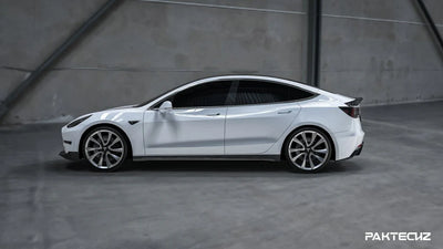 Paktechz - Model 3 - Carbon Fiber Side Skirts